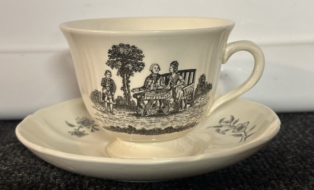 Vintage Collectors Society Wedgewood Cup And Saucer The Tea Party England
